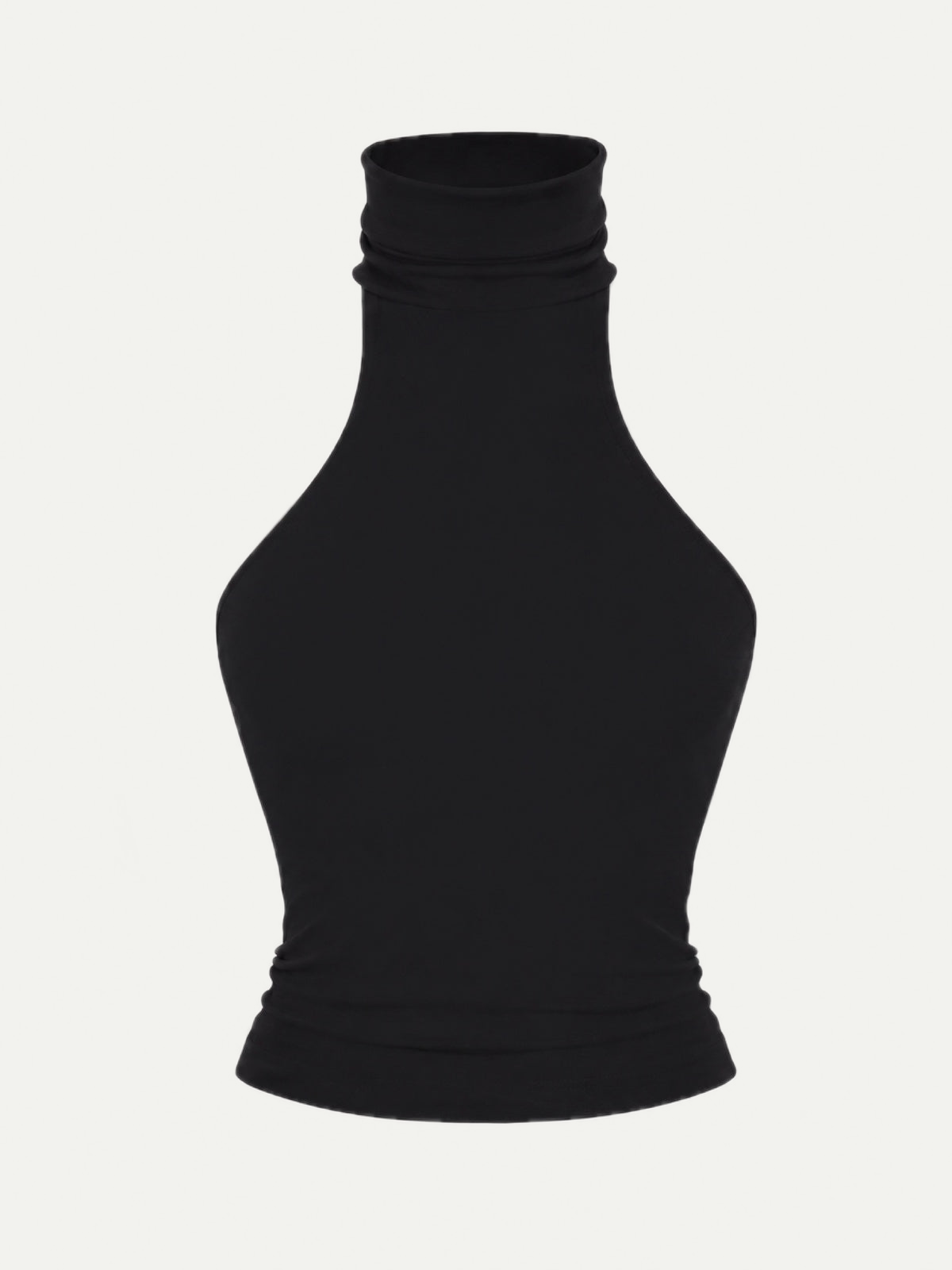 TOP COL ROULÉ  NOIR